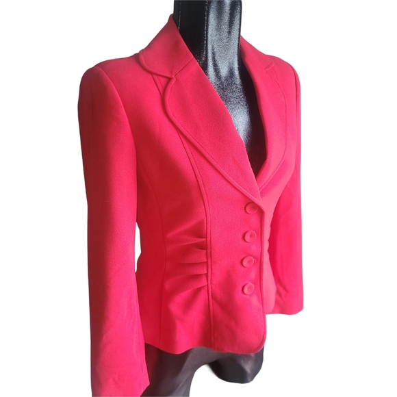 Le Chateau Red Fitted Blazer S - Picture 2 of 6